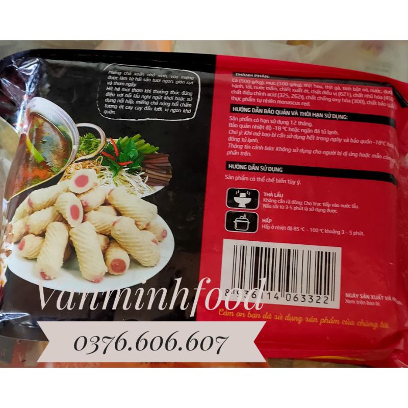 Chả mực xoắn Deli 500gr