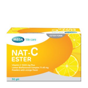 Viên Uống  Vitamin C NAT C 1000,Tăng cường  sức đề kháng ,chống oxy-hóa cơ thể.