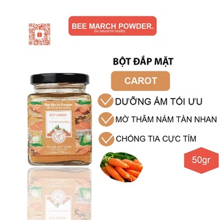 Bột cà rốt đắp mặt 50gr bee march