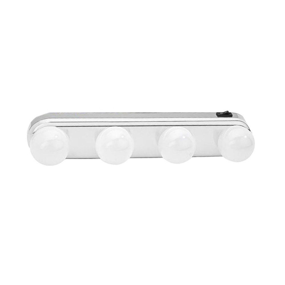 Thanh đèn LED trợ sáng gắn gương trang điểm sử dụng pin AA | BigBuy360 - bigbuy360.vn