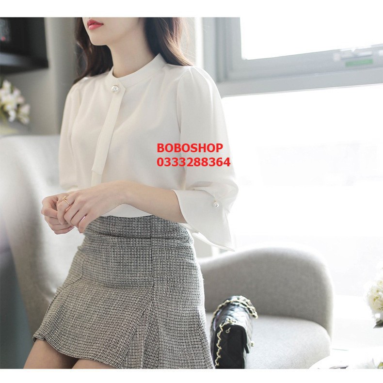 Áo sơ mi công sở ❣️FREESHIP❣️ÁO TAY LOE XO