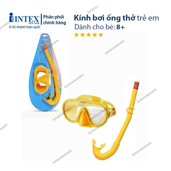 [LOẠI CAO CẤP] Kính bơi ống thở trẻ em INTEX 55642