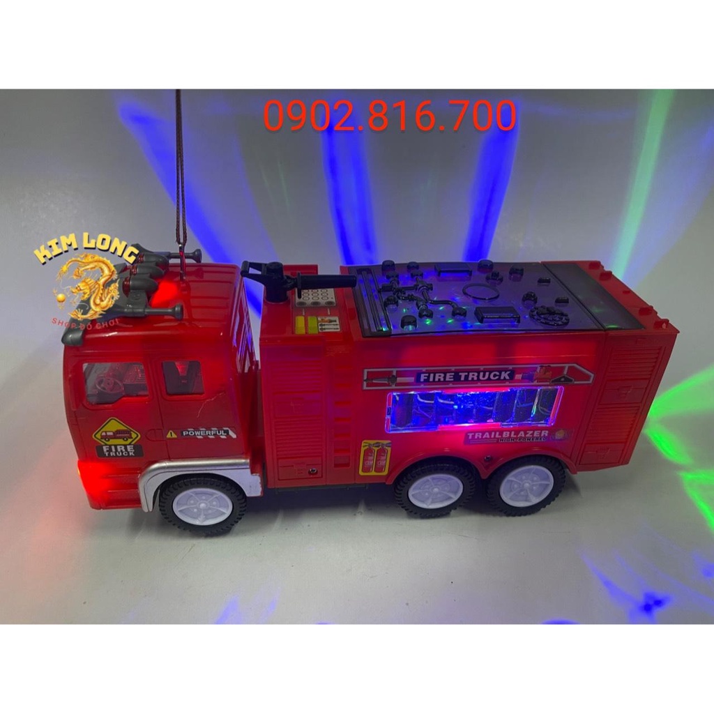 Đồ chơi lồng đèn trung thu cho bé hình XE CÔNG TRÌNH - XE TẢI CỨU HỎA tặng pin có đèn và nhạc quà tặng trung thu cho bé