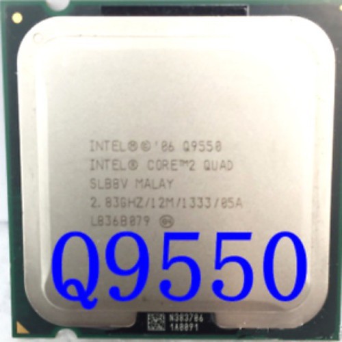 chip Q95xx CPU Q9550 #quad core Q9550 2.83ghz/12MB Q9550
