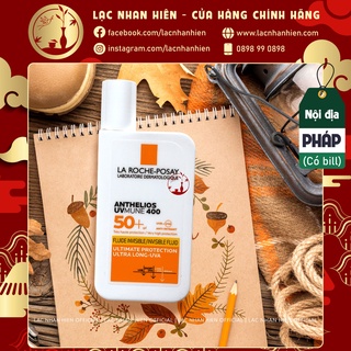 [Mới-Không hương liệu] KEM CHỐNG NẮNG LA ROCHE-POSAY ANTHELIOS UVMUNE 400 INVISIBLE FLUID SPF50+ CHO DA NHẠY CẢM