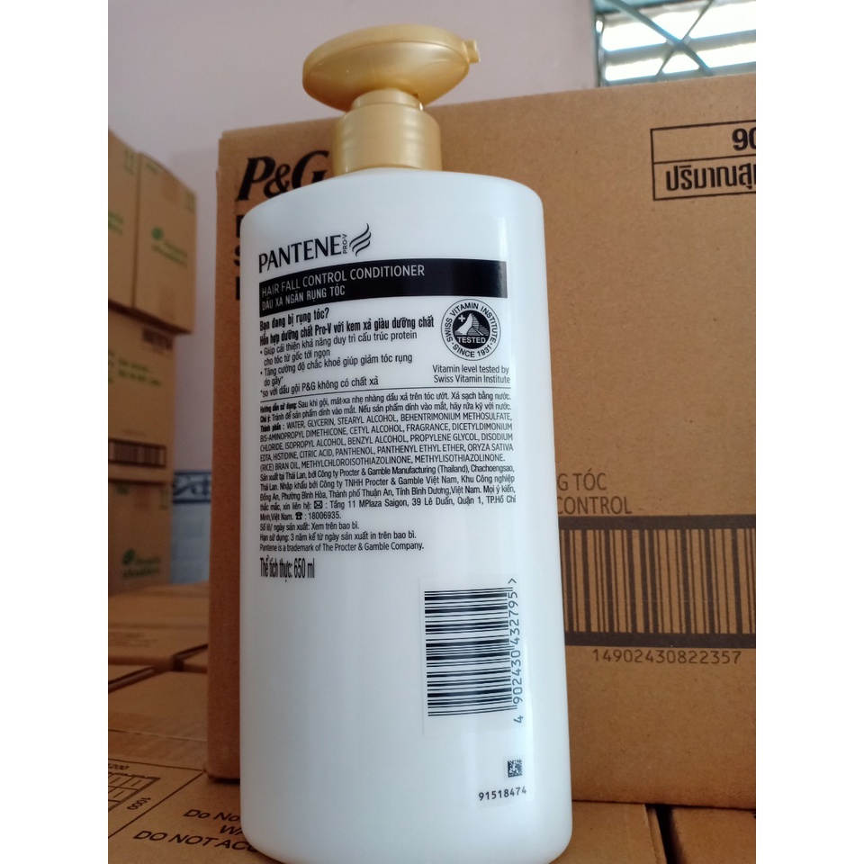 Dầu xả Pantene ngăn rụng tóc 650ml HSD 2027