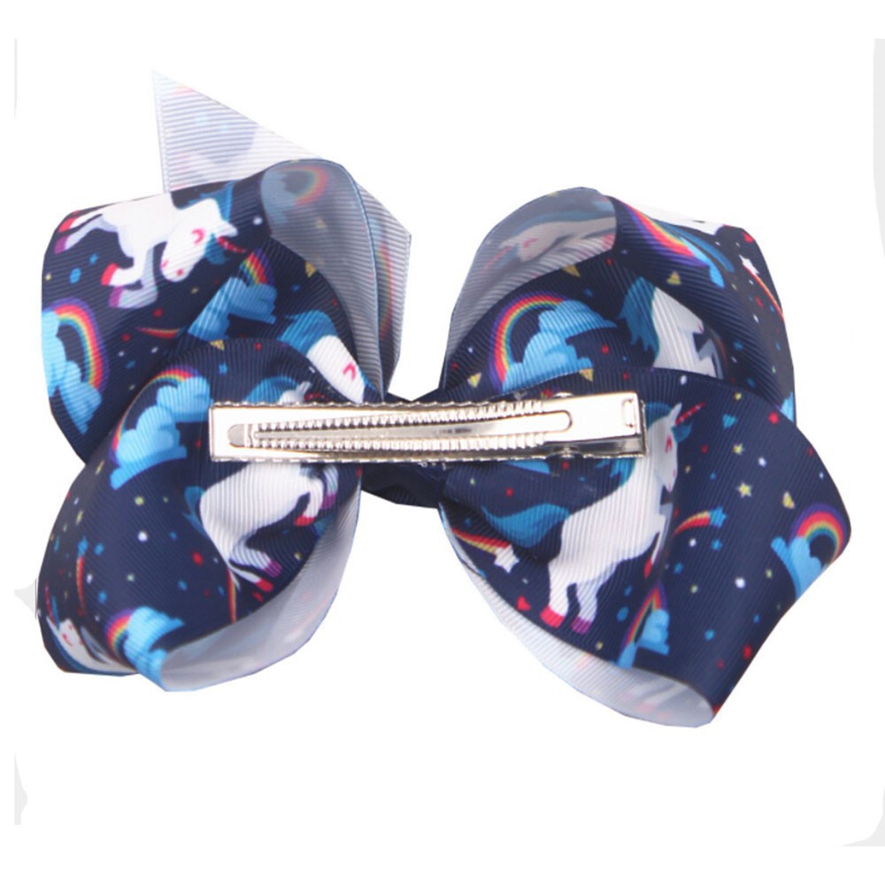 Kẹp tóc hình nơ vải ruy băng