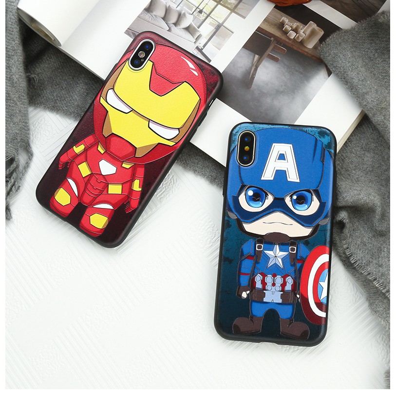 Ốp lưng IP Avengers Iron Man 7plus/8 plus/xs/ xsmax/ 11 /11 promax/12 pro/12 promax