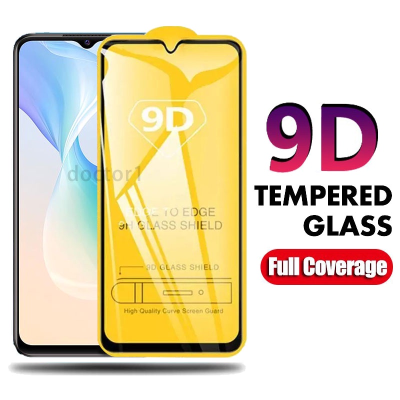 Kính cường lực 9D Full màn Cao Cấp Cho VIVO Y36 Y22 Y22s Y35 Y16 Y02 Y02s Y77 Y55 Y73 Y33T Y21T Y76 T1 Pro T1x 4G Y30 5G 2023