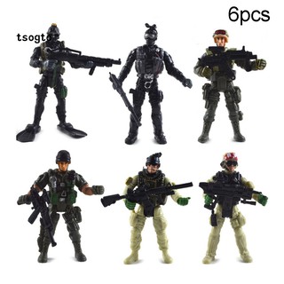 Set 6 Đồ Chơi Mô Hình Lính Quân Đội Cho Bé