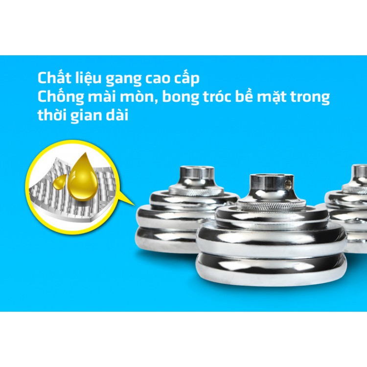 Bộ tạ tay cao cấp đa năng điều chỉnh REEFIT -15KG