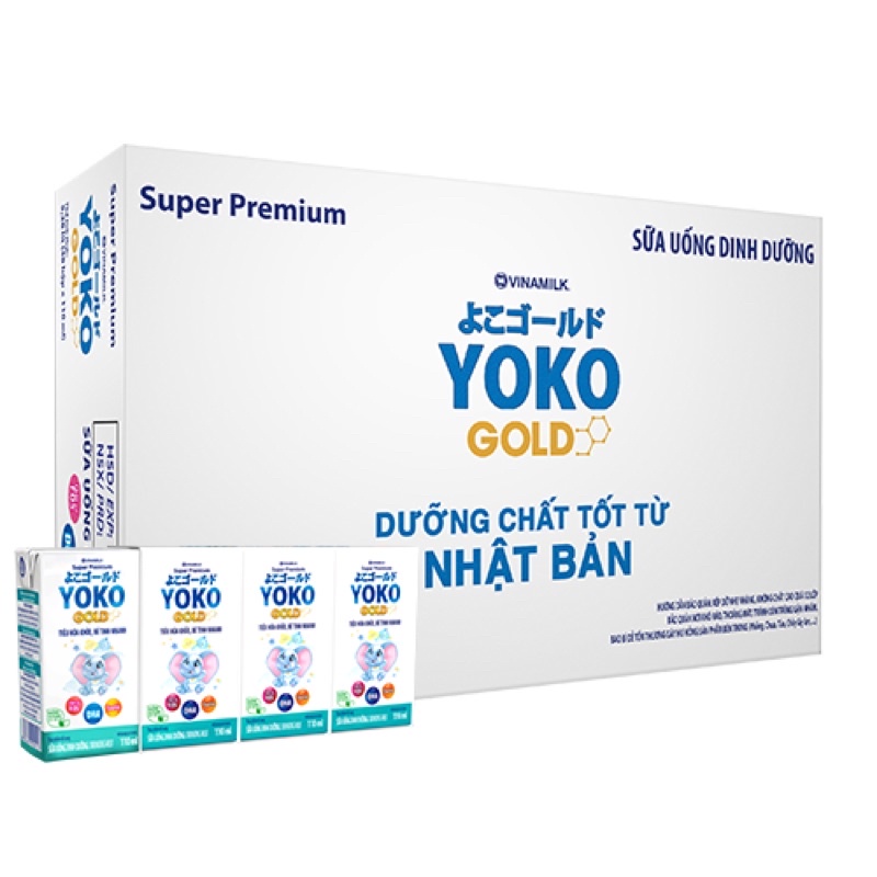Tặng balo - combo 2 thùng yoko pha sẵn