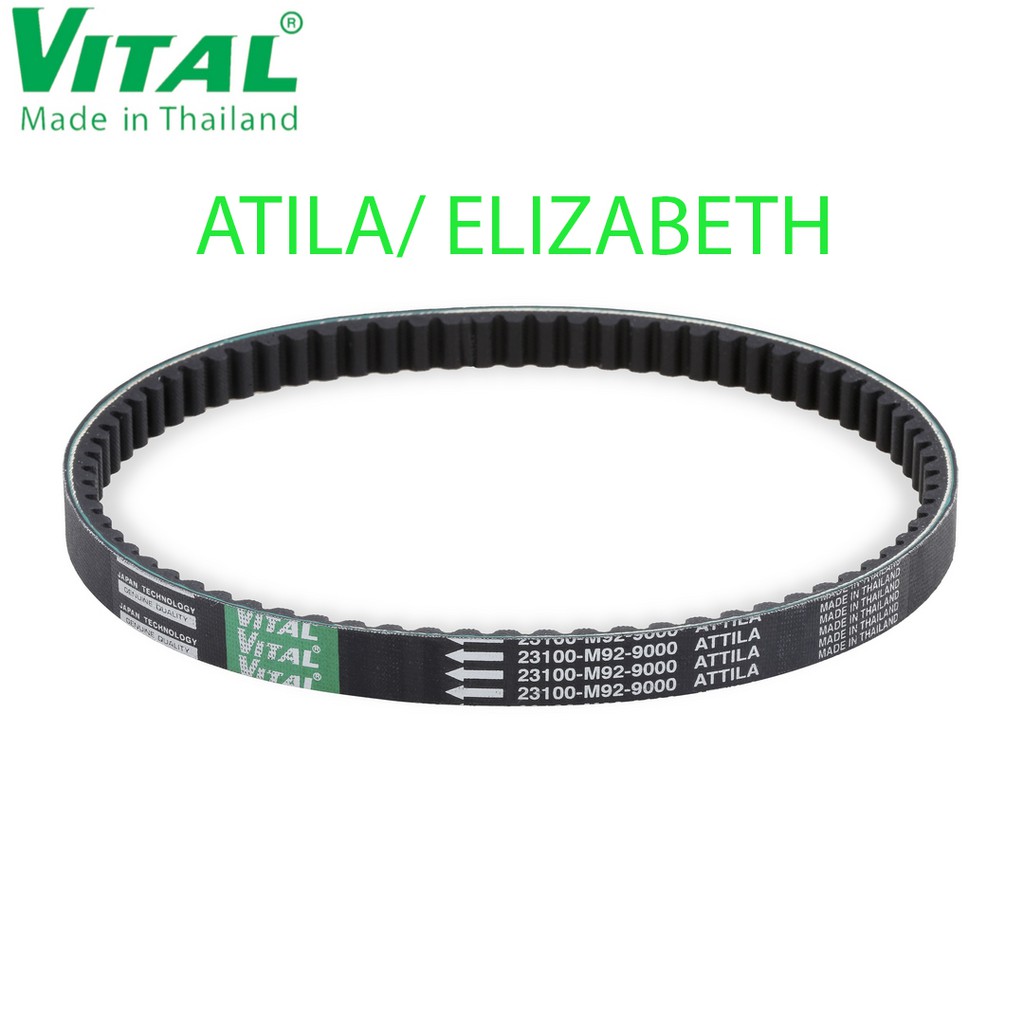 Dây Curoa ATILA , ATILA VICTORIA, ELIZABETH  hiệu VITAL- Dây curoa VITAL chính hãng, hàng Thái lan chất lượng cao