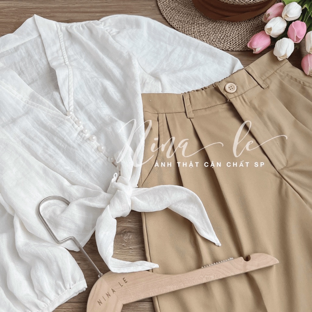 SÉT ÁO LỤA PHỐI QUẦN TUYẾT MƯA TRẺ TRUNG TÔN DÁNG NĂNG ĐỘNG TT