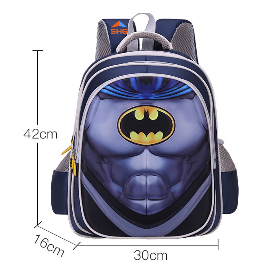 BALO 3 NGĂN, 3D, SIÊU ANH HÙNG 2020 DỄ THƯƠNG CUTE NGỘ NGHĨNH, THỜI TRANG CAO CẤP CHO BÉ, THIẾT KẾ THÔNG MINH NHIỀU NGĂN