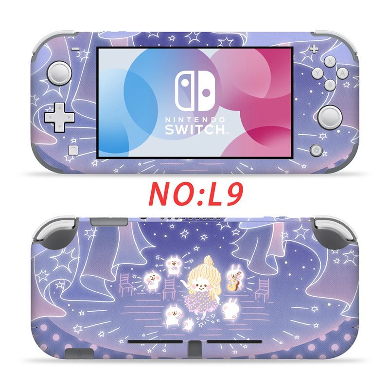 Miếng Dán Bảo Vệ Máy Chơi Game Nintendo Switch Lite Họa Tiết Hoạt Hình Dễ Thương