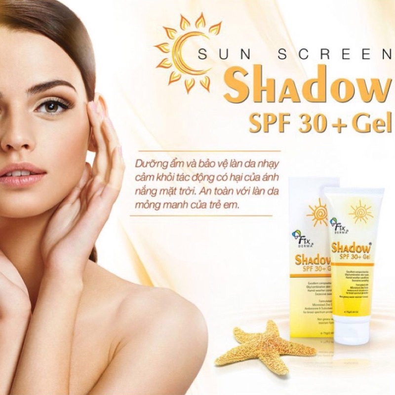 [Phân phối chính hãng] Kem Chống Nắng, Dưỡng Ẩm Da Fixderma Shadow thoáng nhẹ, không gây mụn cho da nhạy cảm