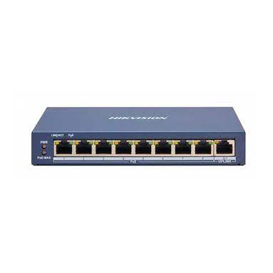 Switch bộ chia 8 cổng Poe thông minh HIKVISION DS-3E1309P-EI
