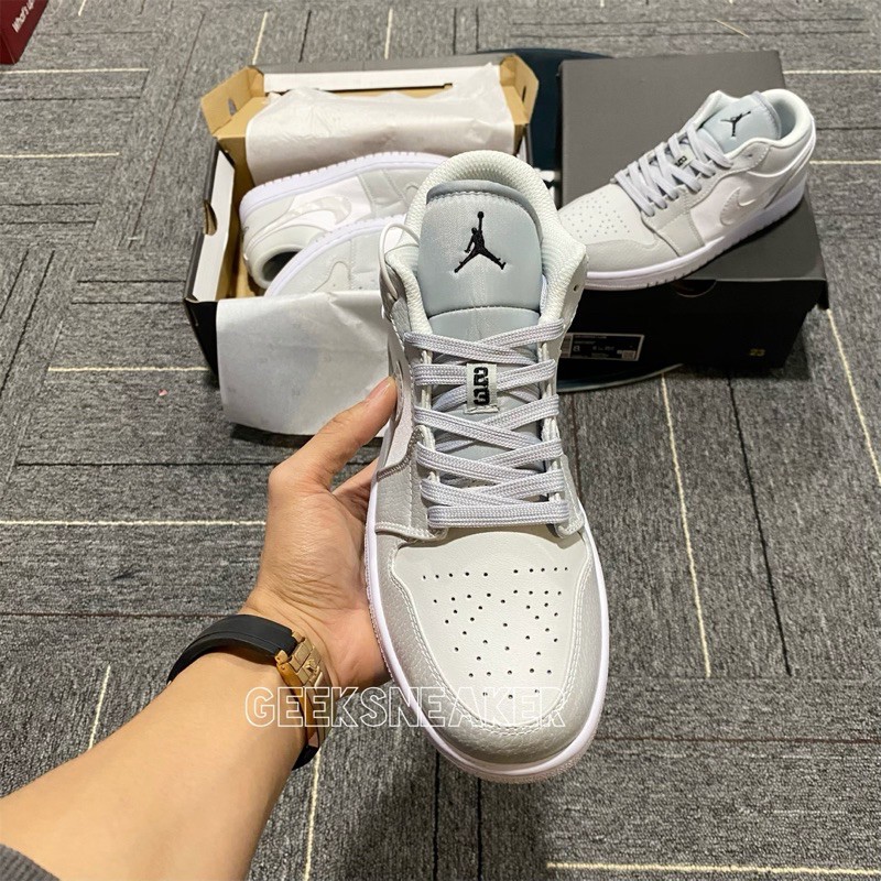 [GeekSneaker] Giày Jordan 1 Low White Camo | BigBuy360 - bigbuy360.vn