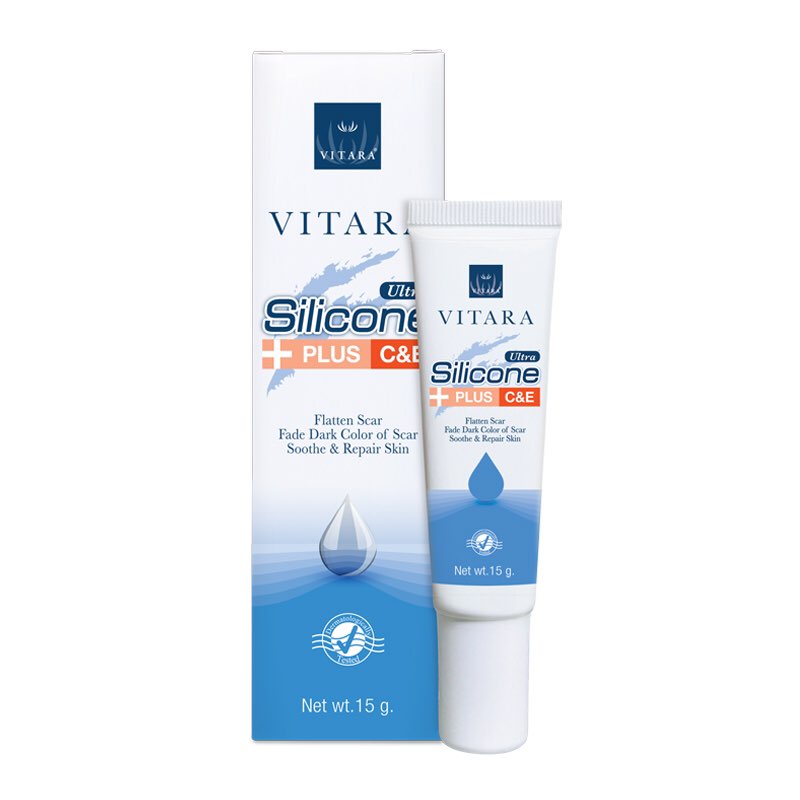 Gel mờ sẹo do tai nạn, sẹo phẫu thuật, sẹo lồi VITARA ULTRA SILICONE 15g