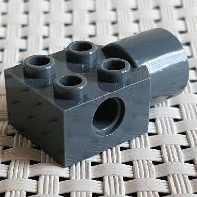 LEGO Khớp Nối Xoay Technic, Gạch 2x2 Với Lỗ Chốt, Xám Đậm ID 4225973 48169
