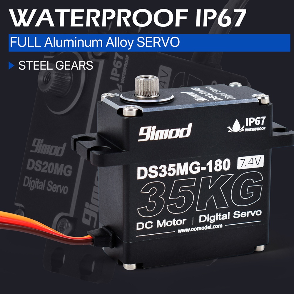 Xe Hơi Đồ Chơi Điều Khiển Từ Xa 9imod servo 35kg 25kg 20kg 15kg Tỉ Lệ 1 / 8 1 / 10