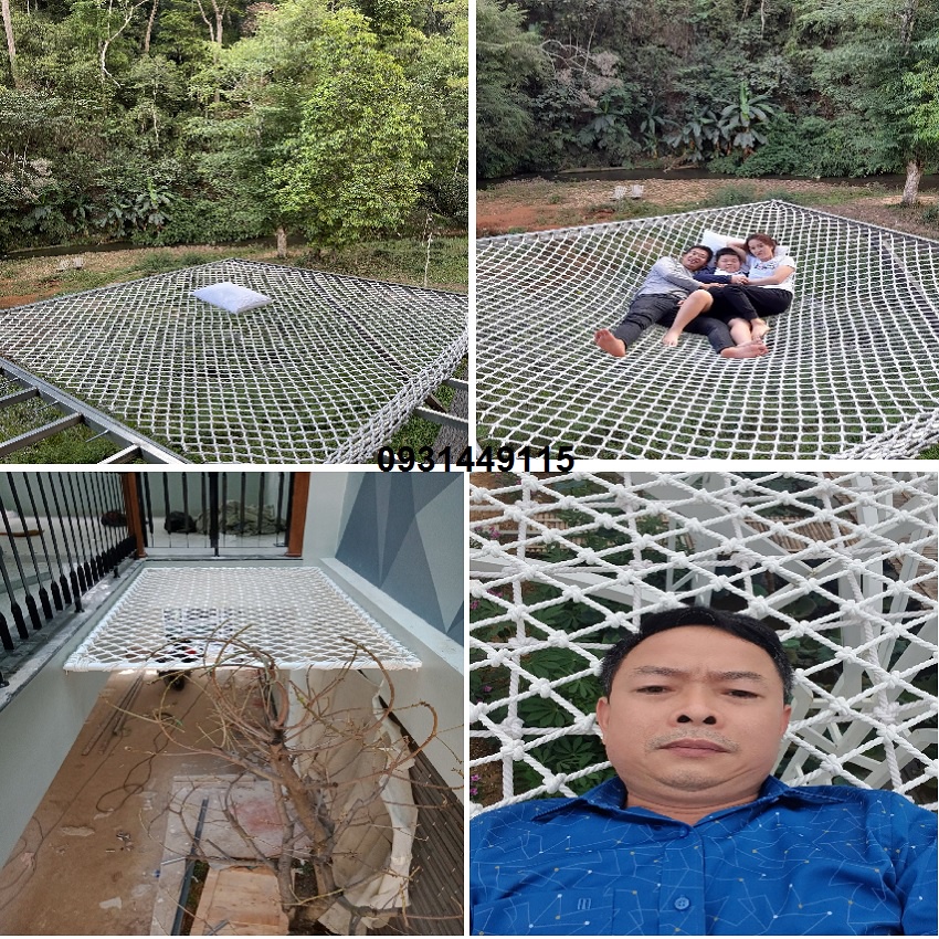 Lưới đọc sách, lưới nằm thư giãn 8mm mắt 5cm Nguyễn Hùng , bền đẹp,chắc chắn,thẩm mỹ ,thoáng mát