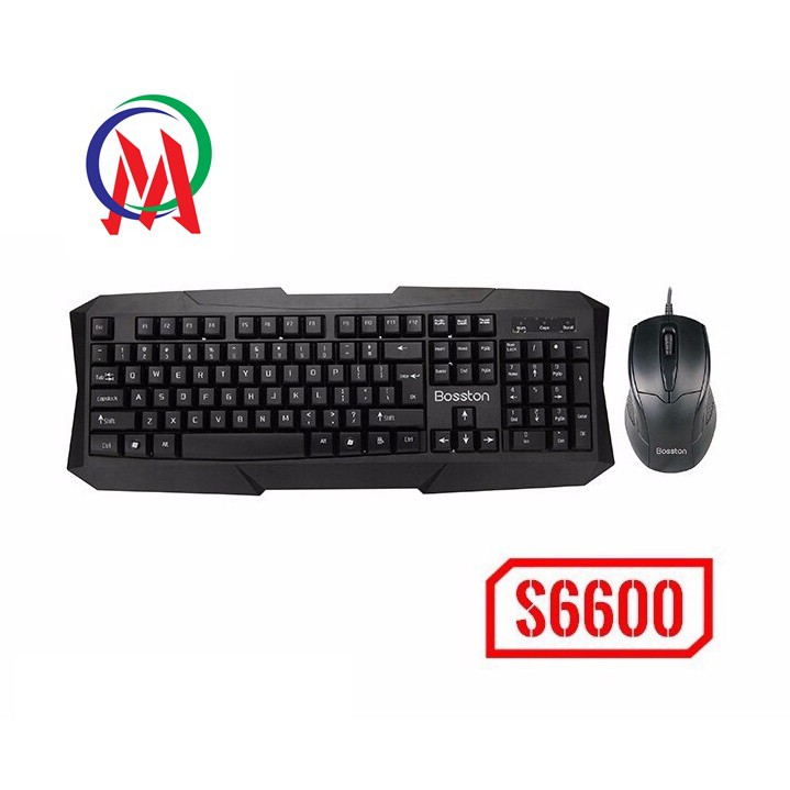 Combo bàn phím + chuột bosston s6600