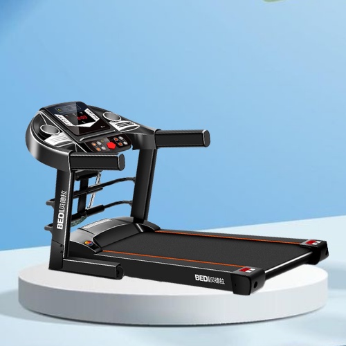 Máy chạy bộ trong nhà đa chức năng, máy tập gym BEDL - Có thể gấp gọn, chạy điện yên tĩnh có thể phát nhạc