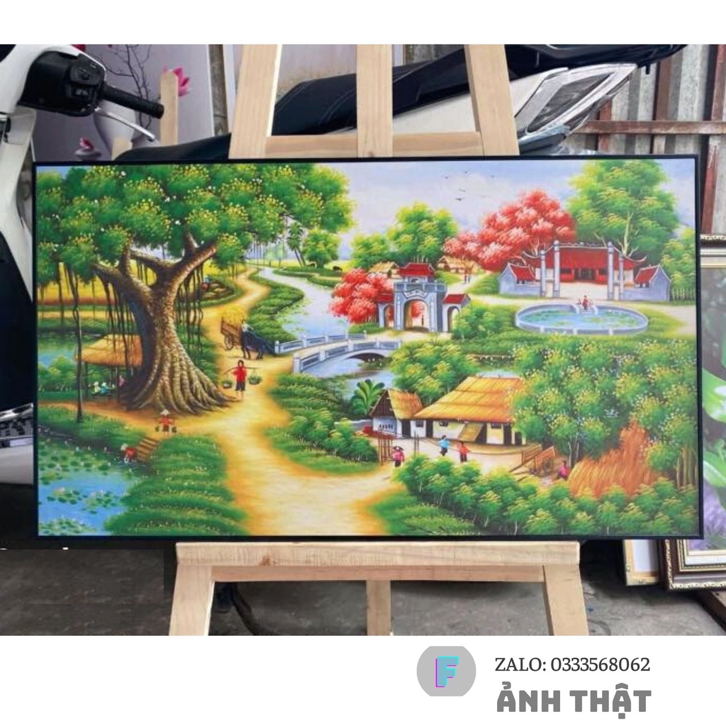 Tranh Treo Tường Canvas,Tranh treo phòng ngủ,phòng khách,cầu thang đẹp⚡FREE SHIP⚡Bức đồng quê