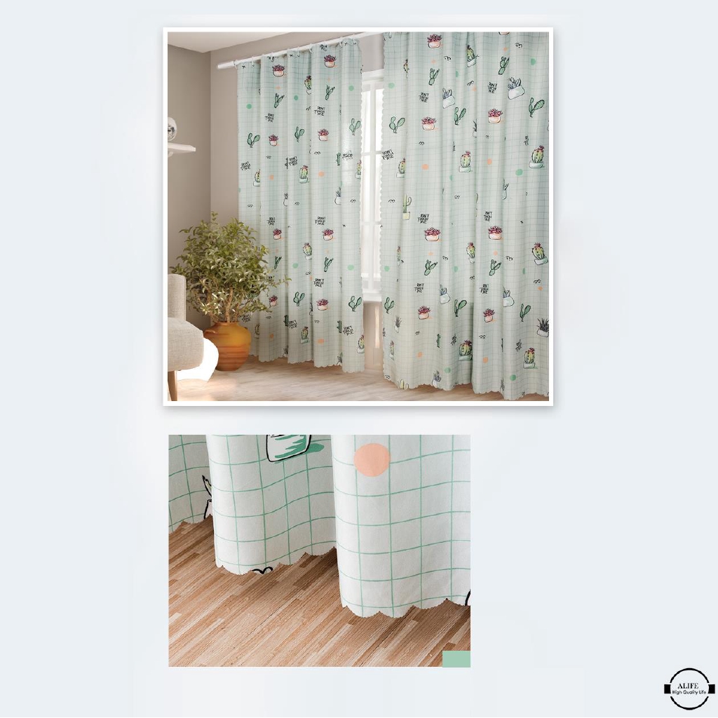 Rèm Che Nắng 150x225cm Kèm Móc Treo Tiện Dụng Cho Phòng Ngủ