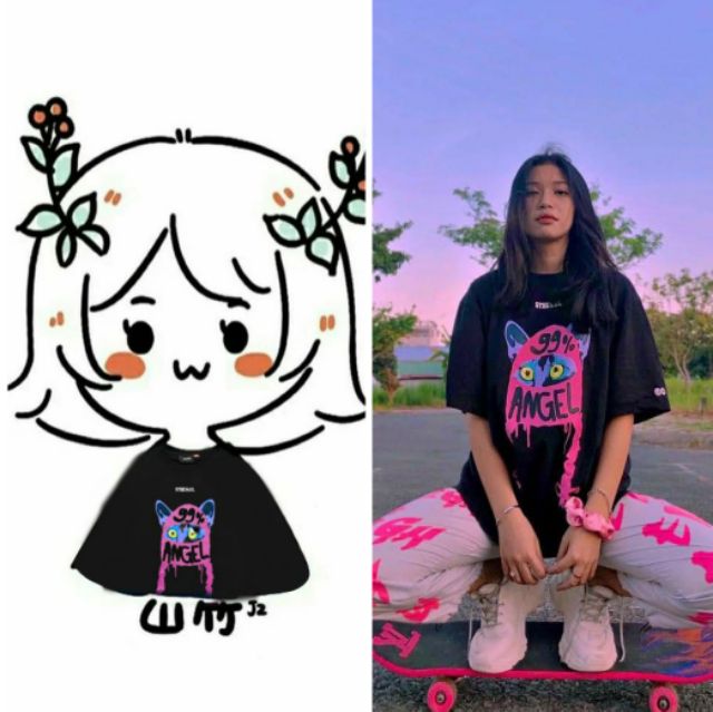 5theway / 99% Angle / +1 BADASS Tee New - Black