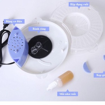 Máy Bắt Ruồi Tự Động Thông Minh - Máy Bẫy Ruồi Chạy Điện Không Dùng Hóa Chất