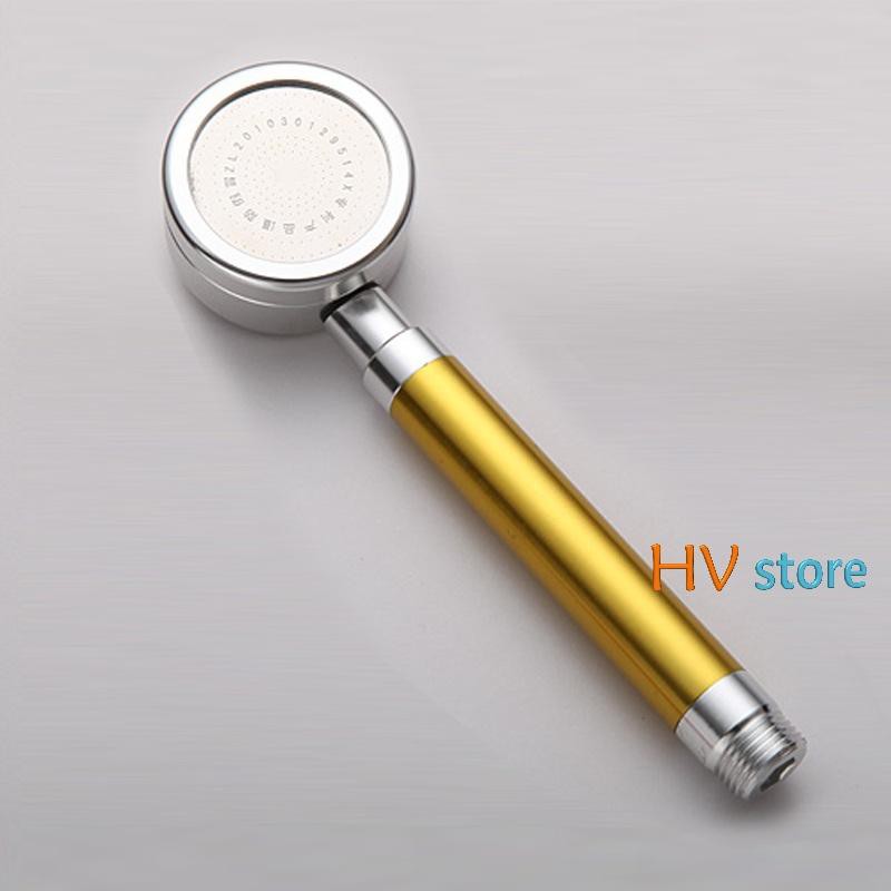 Tay sen tắm tăng áp hợp kim nhôm (vàng) - HV Store 238