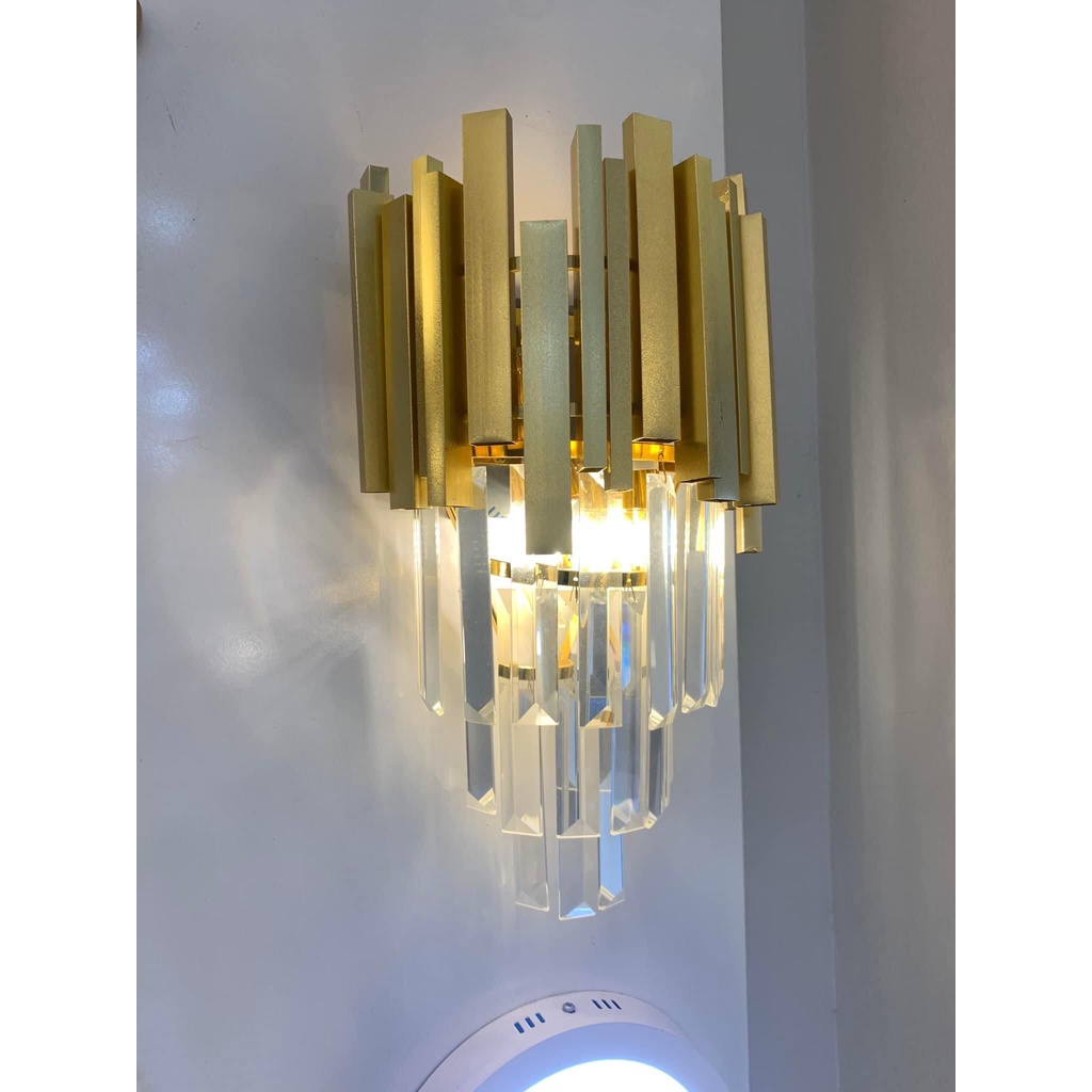 Đèn ốp tường, đèn tường trang trí pha lê 0609