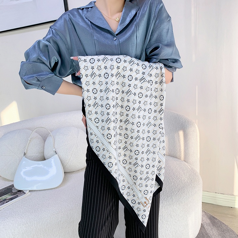 Khăn lụa vuông 90×90cm 35.4x35.4inch WJ1007-109