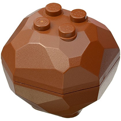 Lego chính hãng Đá to, đá tảng / Lego Rock Boulder 30294c01  4 x 4 Octagonal