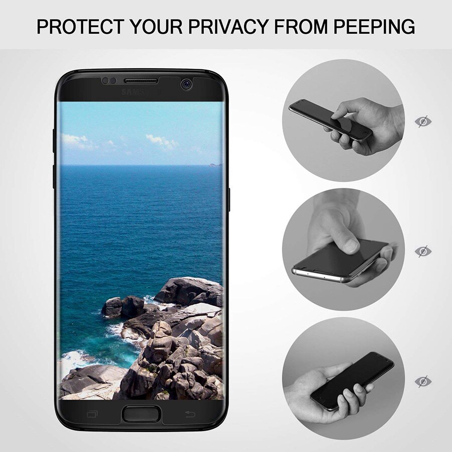 Kính chống nhìn trộm 3D dành cho điện thoại Samsung Galaxy Note 10+ Pro S10 note 9 S7 Edge