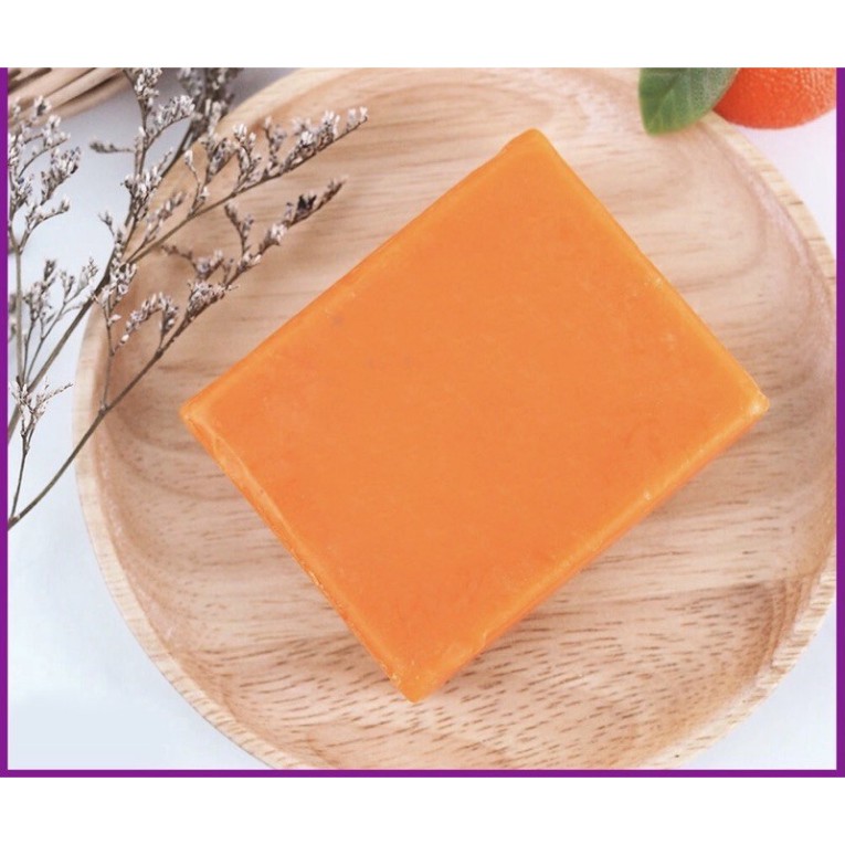 [Hàng nội địa] Xà Phòng Nghệ Cam Galong Thái Lan Trắng Da Mụn Thâm