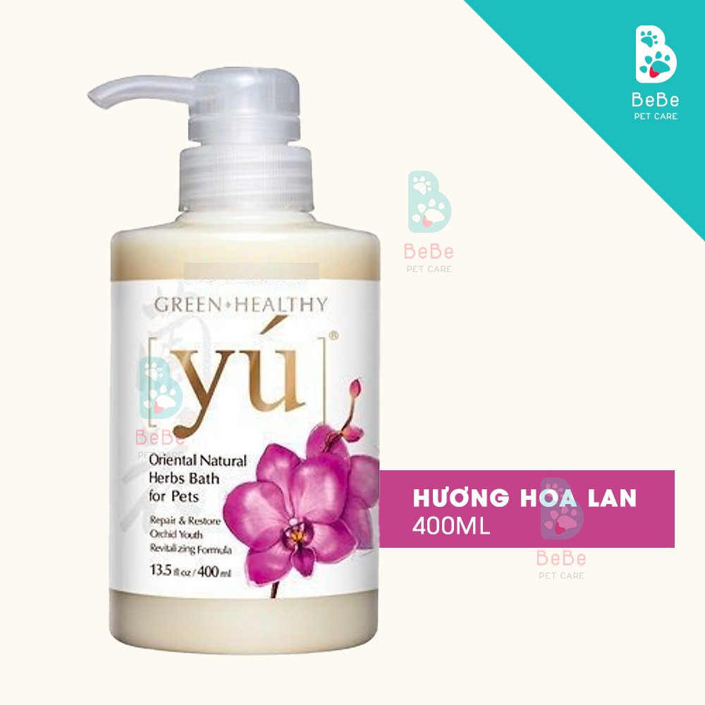 Sữa Tắm Yú Chiết Xuất Từ Các Loài Hoa &amp; Thảo Mộc Phương Đông Chăm Sóc Da Lông Cho Thú Cưng