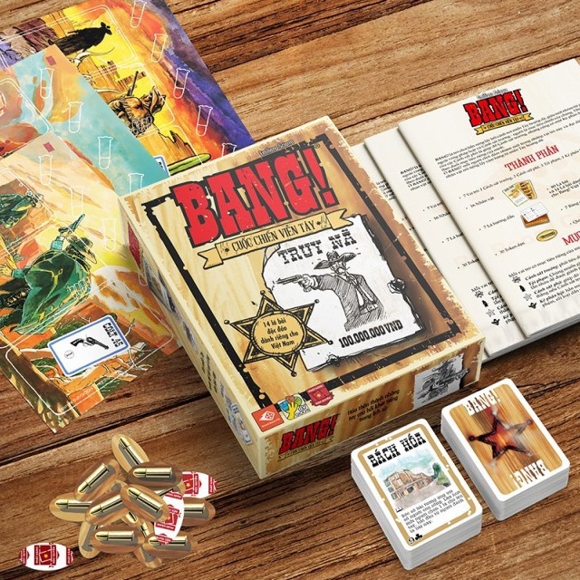 BANG - Cuộc Chiến Viễn Tây  Board Game cho 4-7 người chơi, Đồ Chơi MecoMart