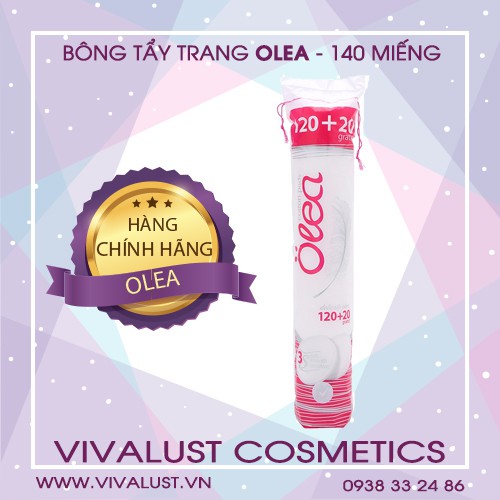 Bông tẩy trang OLEA - 140 Miếng