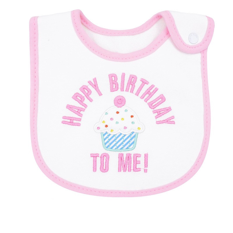 Yếm Ăn Chống Thấm Nước In Chữ I Love Mom &amp; Dad Dễ Thương Cho Bé Gái