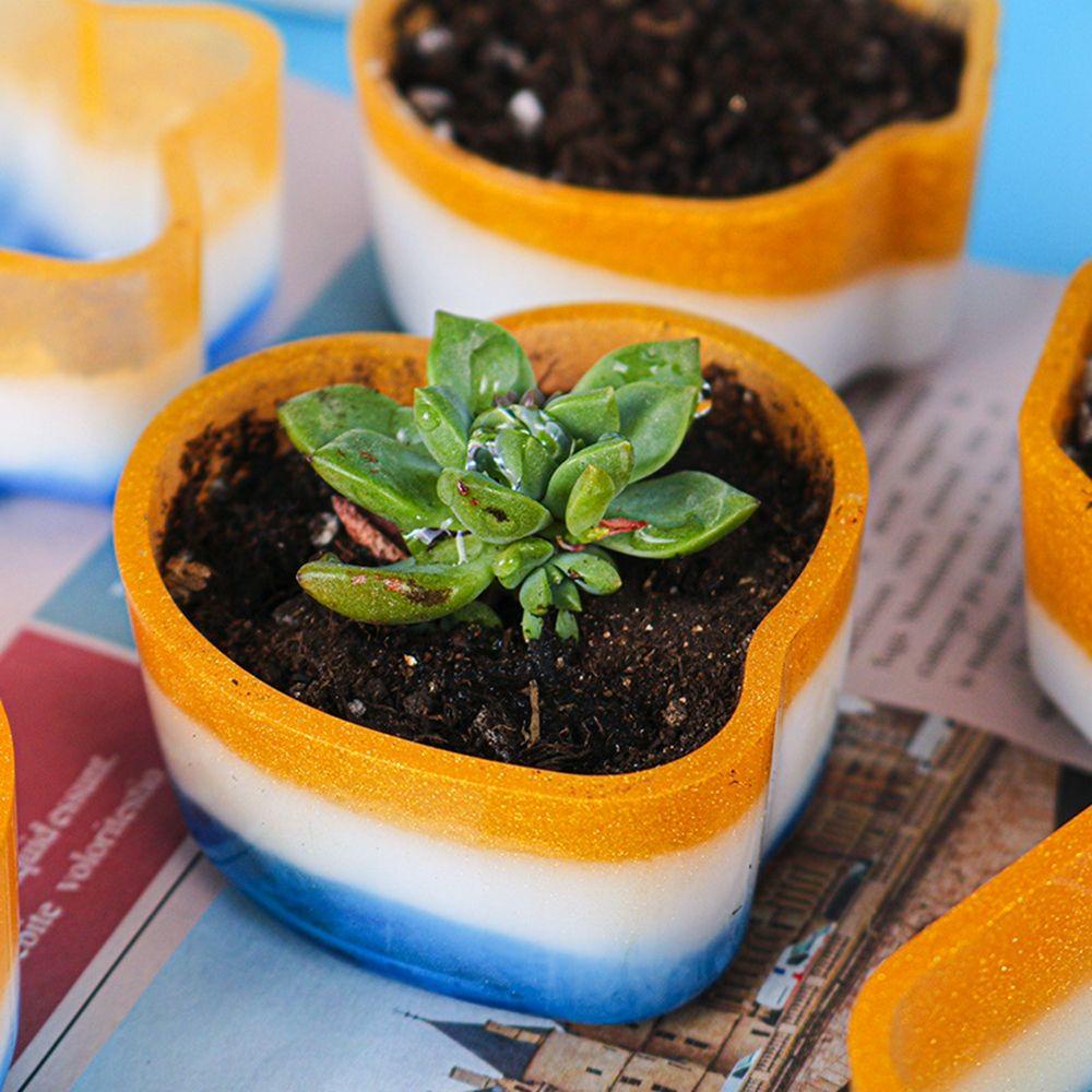 YIYU Khuôn Làm Giá Đỡ Bình Hoa / Lọ Hoa Bằng Nhựa Resin Độc Đáo Trang