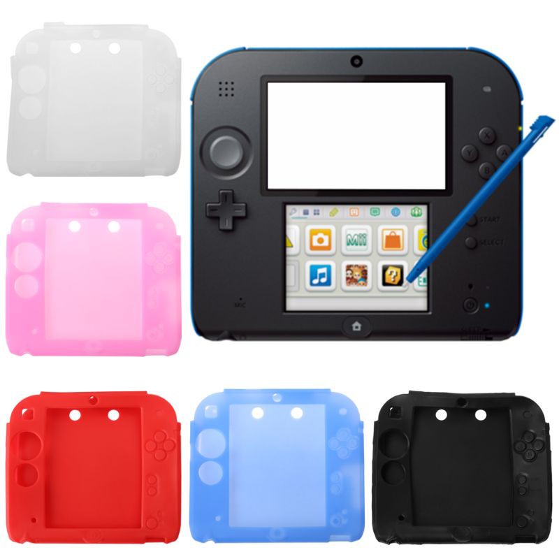 Vỏ Silicon Mềm Chống Trượt Chống Sốc Bảo Vệ Cho Máy Chơi Game Cầm Tay Nintendo 2ds