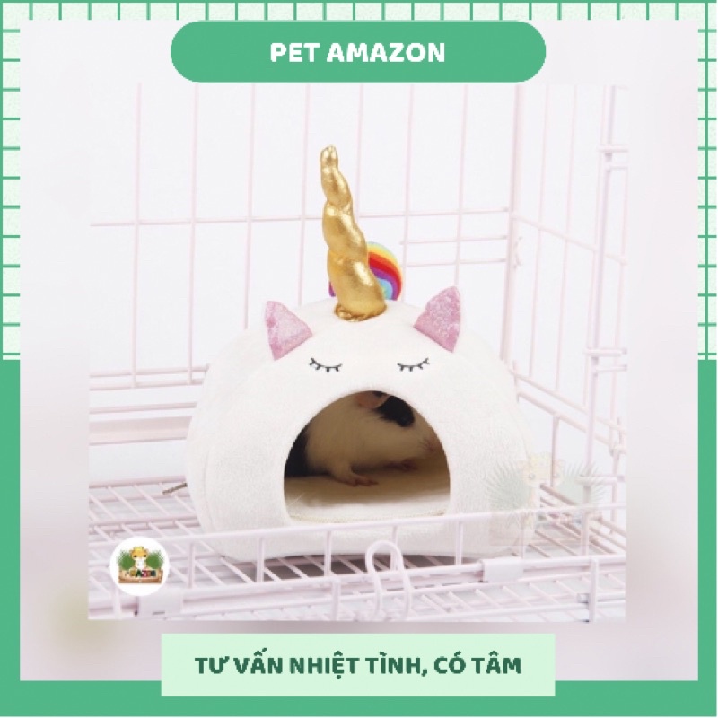 Nhà ngủ vải giữ ấm dành cho hamster thỏ bọ sóc