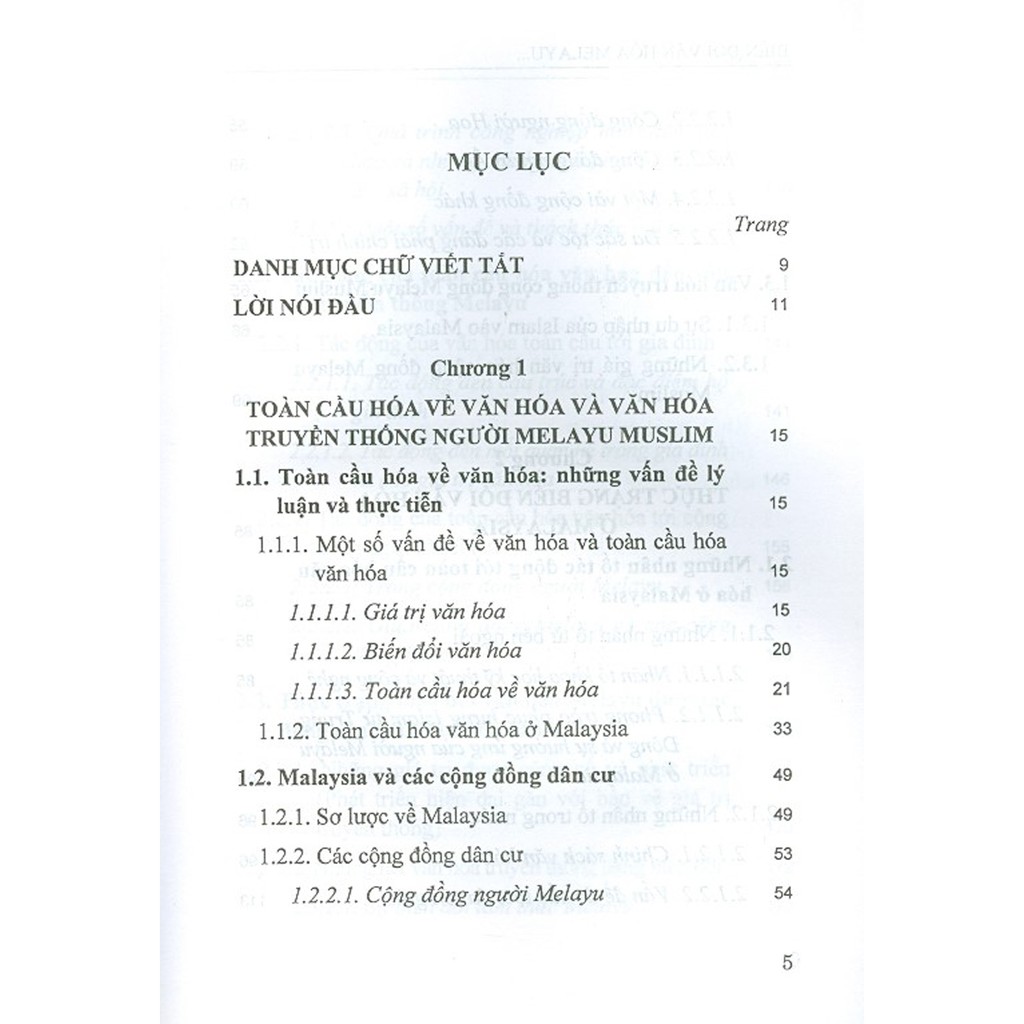 Sách - Biến Đổi Văn Hóa Melayu Ở Malaysia Trong Bối Cảnh Toàn Cầu Hóa Văn Hóa