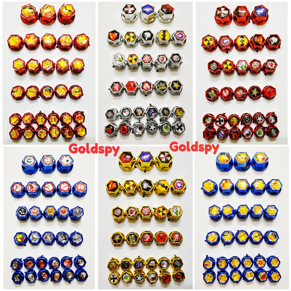 Chụp ốc STICKER trang trí xe máy SIÊU HOT