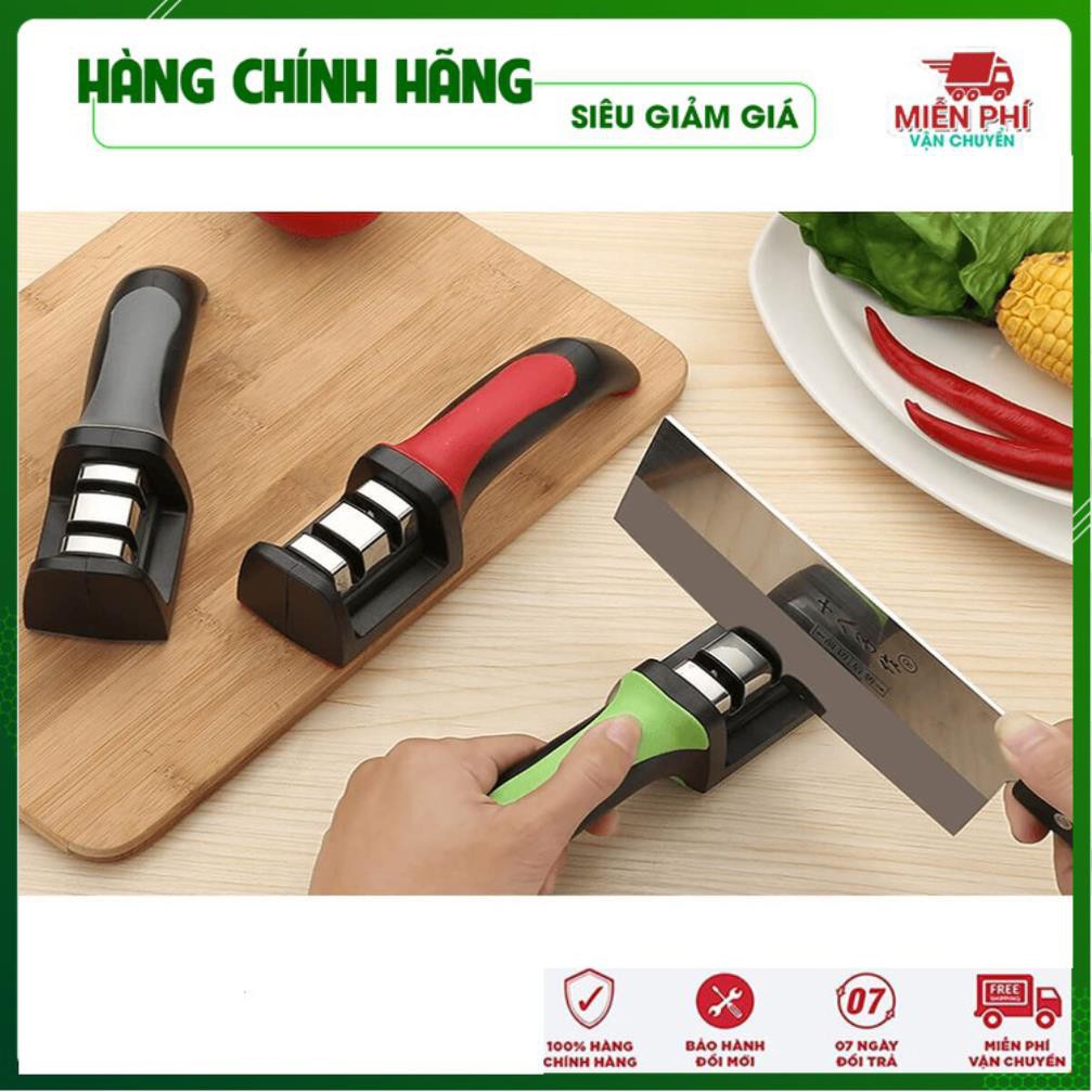 Dụng cụ mài dao 3 rãnh tiện dụng Thông Minh - Đồ Gia Dụng Thông Minh