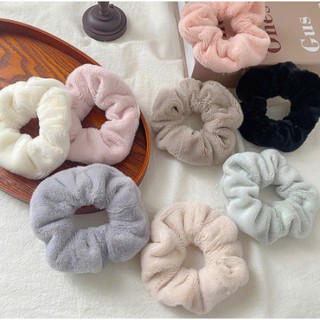 Dây cột tóc lông nhung mềm mịn scrunchies